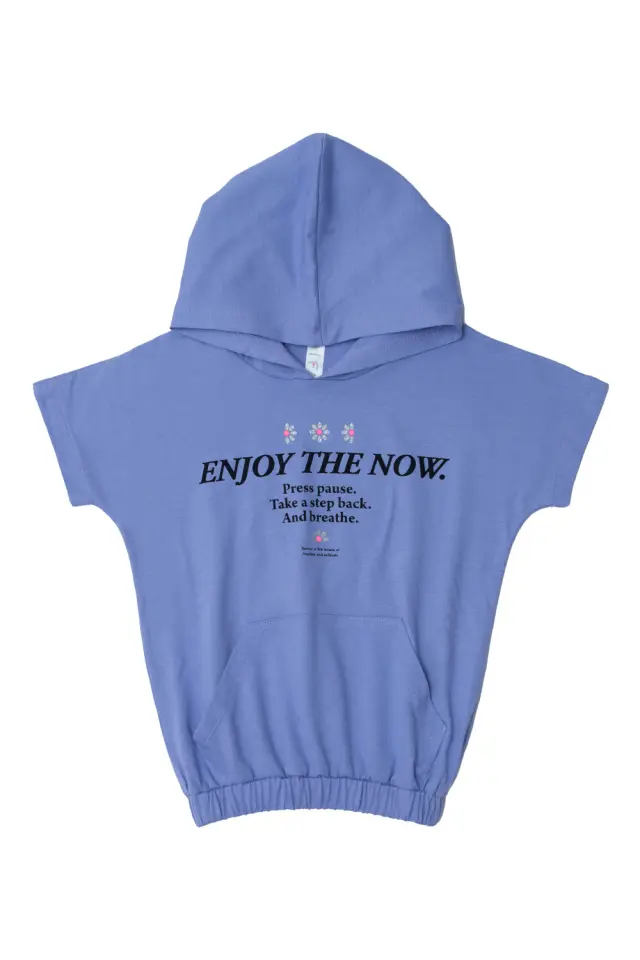Μπλούζα Kid με Κουκούλα + Λάστιχο Λιλά