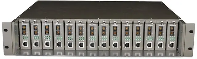 TP-Link MC1400, 14-slot media converter chassis, v2