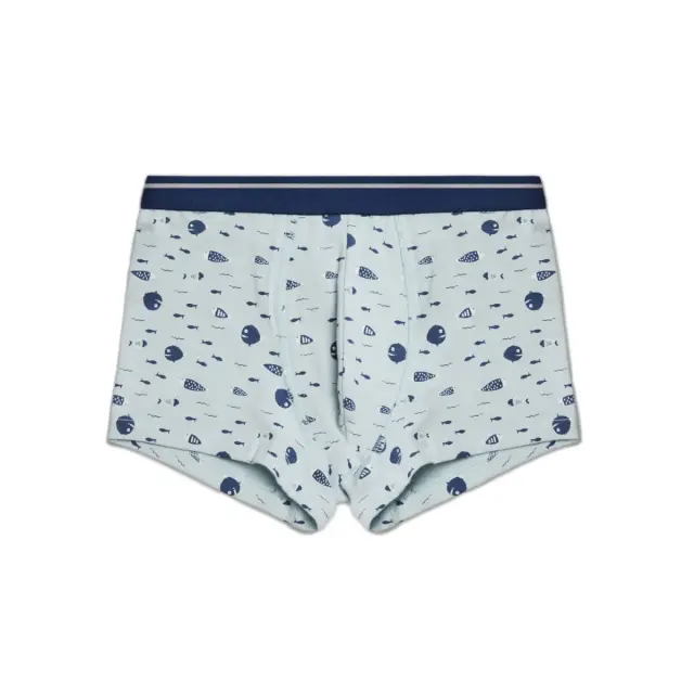 Ysabel Mora Παιδικό Boxer Αγόρι Sea Bottom - Διπλό Πακέτο, Χρώμα Γαλάζιο-Ιβουάρ 2