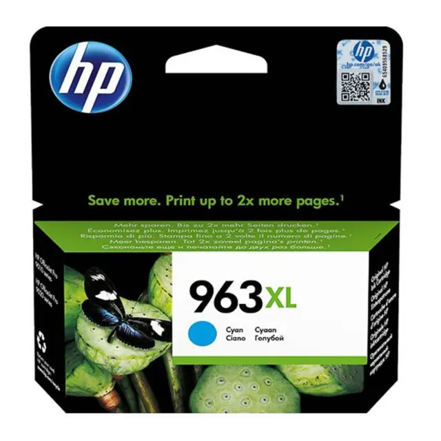 HP Μελάνι Inkjet No.963XL HC Cyan (3JA27AE) (HP3JA27AE) HEWLETT PACKARD