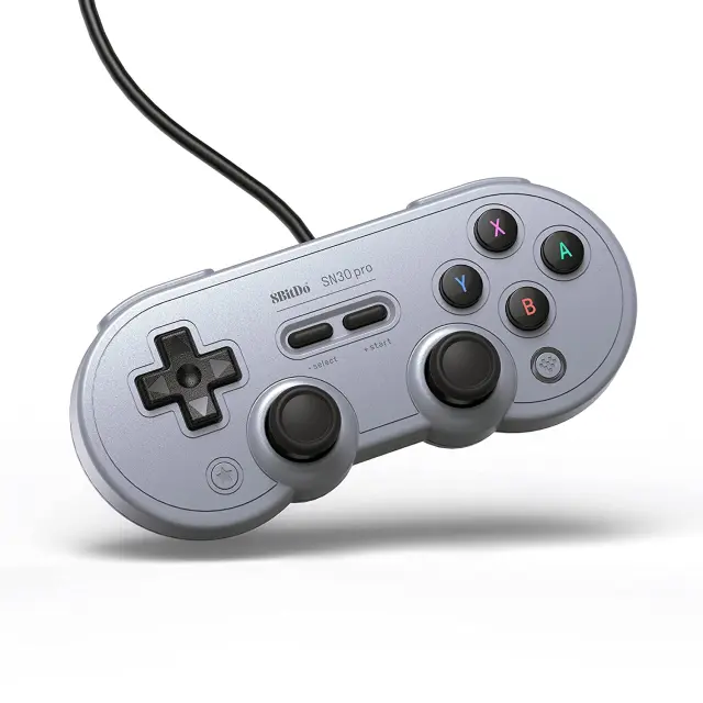 8Bitdo SN30 Pro USB Gamepad Gray Edition Video Games and Consoles