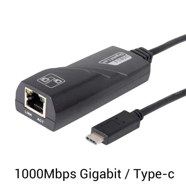Μετατροπέας USB Type C σε LAN 1000MBps 06.005.0058