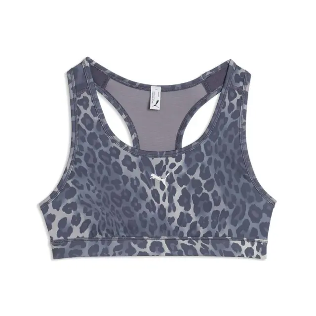 Puma Women's 4Keeps Spotted Haze Mid Bra Γκρι 528511-35 (Puma)