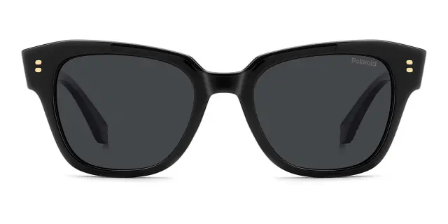 Polaroid Unisex Γυαλιά Ηλίου με Μαύρο Σκελετό και Μαύρο Φακό PLD6251/S/X 807/M9 3