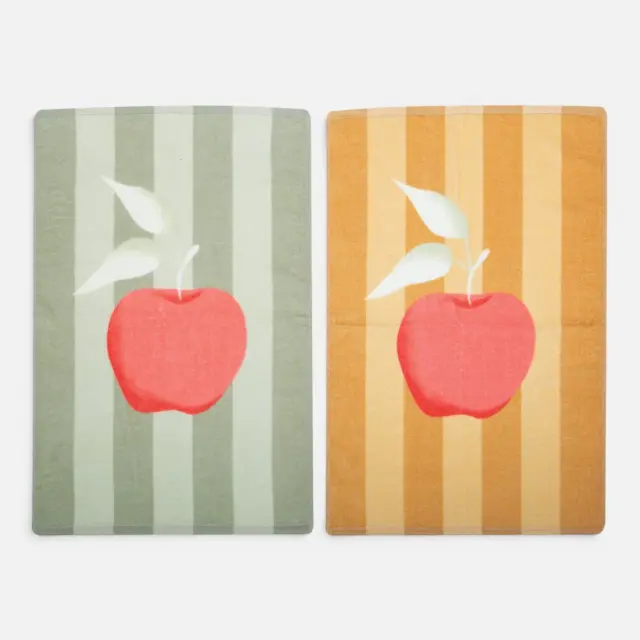 Ποτηρόπανο Βελουτέ Sweet Apple 40x60 Nef Nef Homeware, 100% BAMBAKI - GOLD (040986) 2