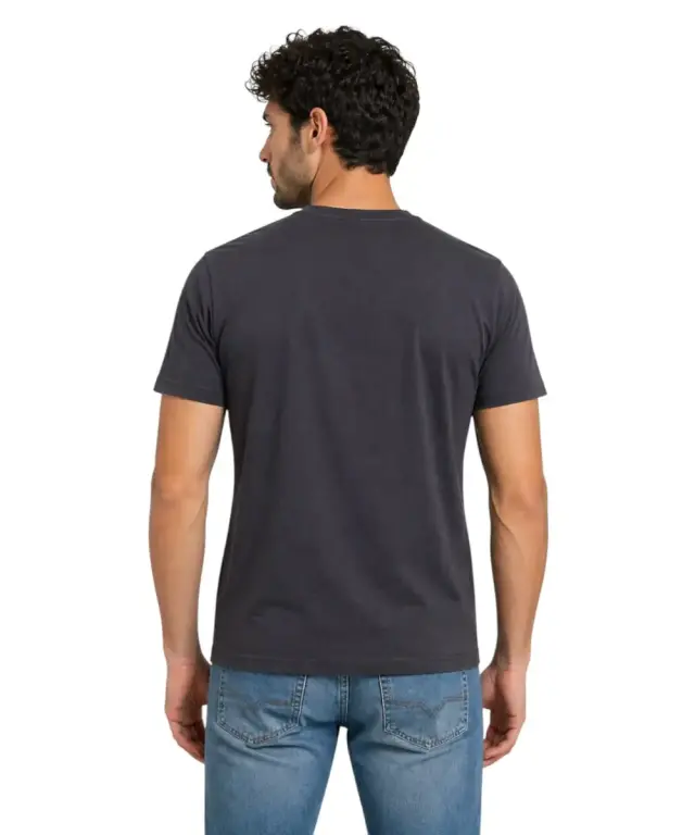 Rifle- Ανδρικό T-shirt RFT001-BLU Μπλε Σκούρο 2