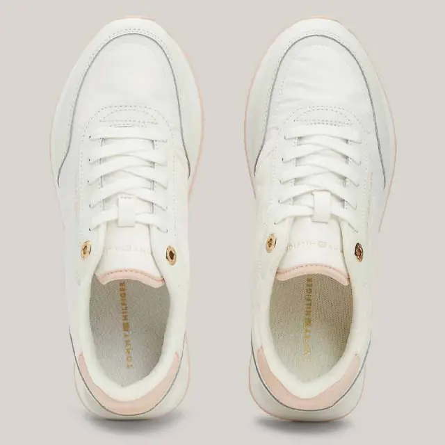 Tommy Hilfiger – Δερμάτινα Γυναικεία Sneakers FW0FW08004-TQ6 Ροζ - 39 2