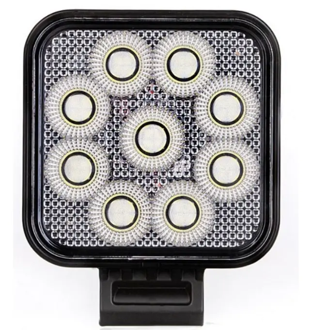LED Προβολέας Αυτοκινήτου 27W 12-30V 9LED Με Βάση Στήριξης W16729-8