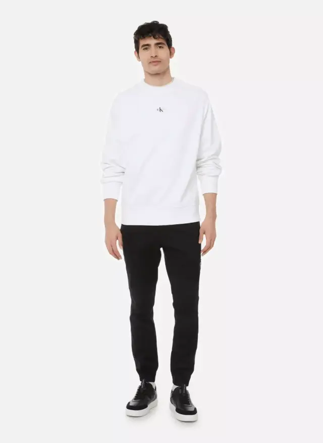 Calvin Klein - Ανδρικό Φούτερ J30J322534-YAF Λευκό 2