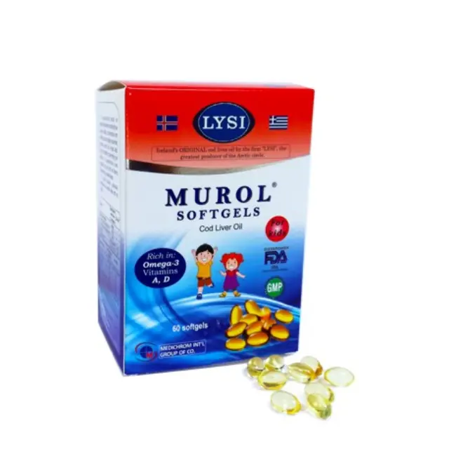 Medichrom | Murol Μουρουνέλαιο Για Παιδια | 60caps