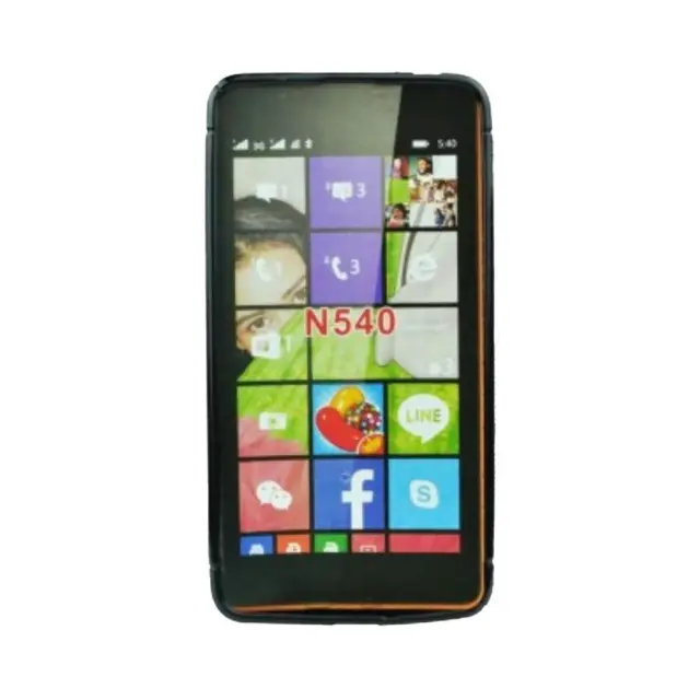 Θήκη Σιλικόνης S-Line Case Για Microsoft Lumia 540 Μαύρη 2