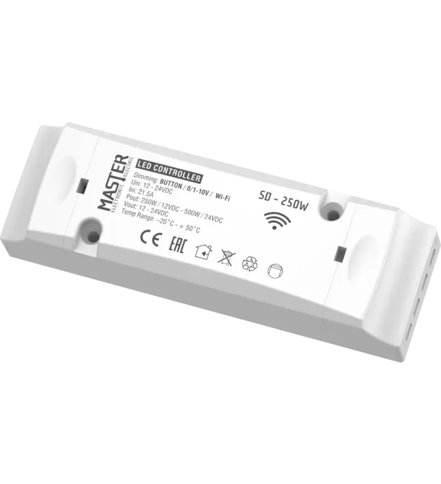 SD-250W LED CONTROLLER 12-24V/21A 1CHANNEL (Wi-Fi) MASTER ELECTRIC