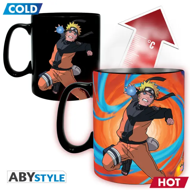NARUTO SHIPPUDEN - Mug Heat Change - 460 ml - Duel 2