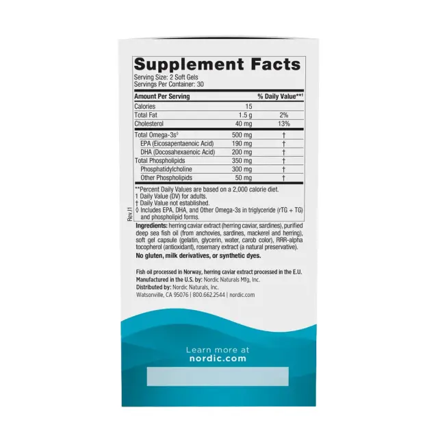 Nordic Naturals Omega-3 Phospholipids 2