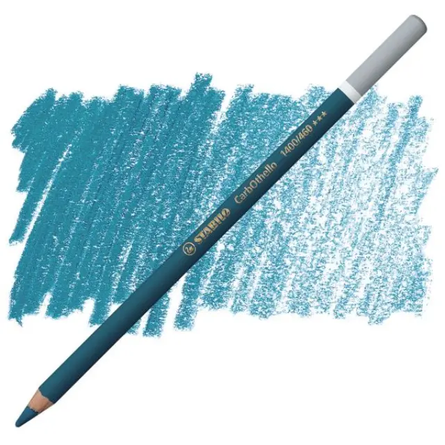Μολύβι Παστέλ Stabilo CarbOthello - 1400/460 - Turquoise Blue
