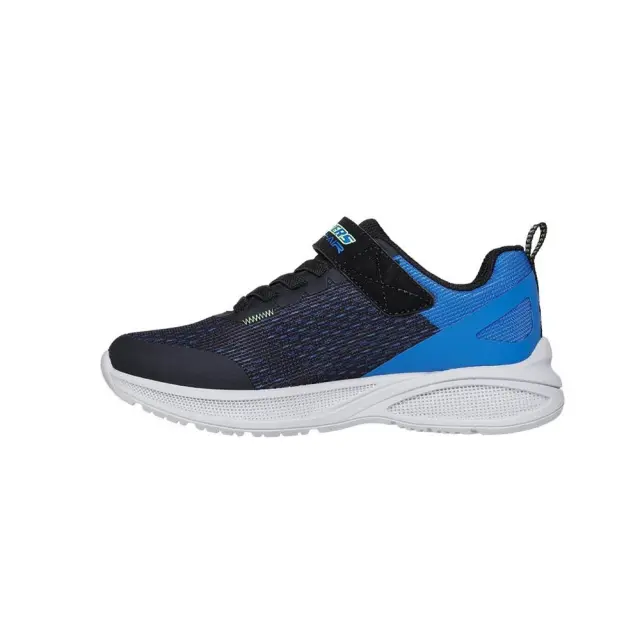 Skechers Lightweight Gore & Strap Microspec (PS) (404105L-BBLM) - Μαύρο-Μπλέ 3