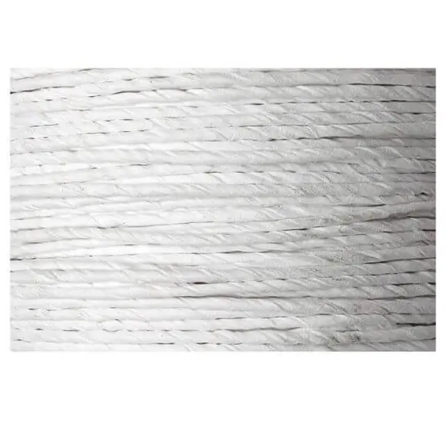 Σύρμα καλυμμένο με χαρτί, White, 2mm/10m
