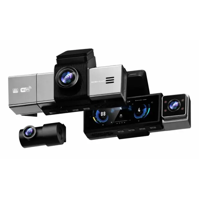 PerVoi Κάμερα Αυτοκινήτου Τριπλής Εγγραφής 4K WiFi GPS X13 - Triple Lens Dash Camera 014514 2