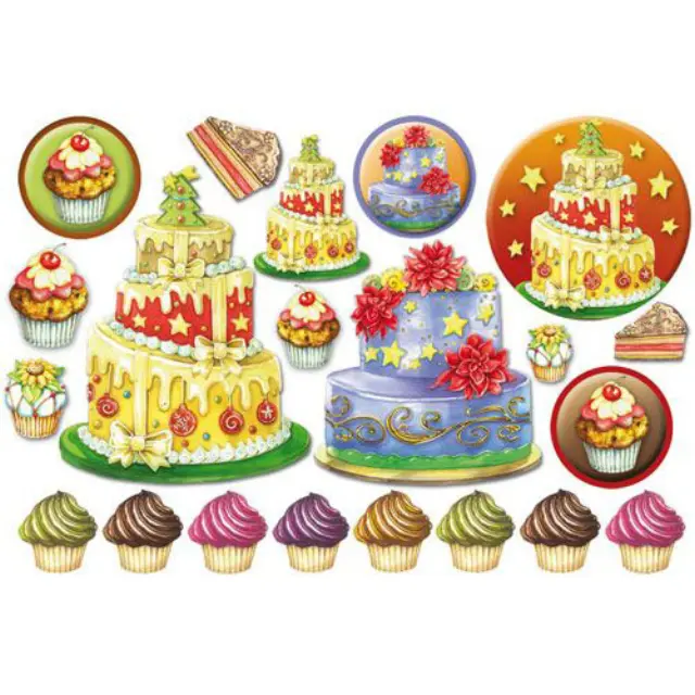Ριζόχαρτο Stamperia - Christmas Cakes - 48x33cm