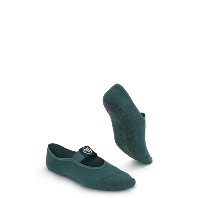 AMILA Γυναικείες Κάλτσες Pilates Yoga Trinity Bellulu 39-42–Teal Green (99860)