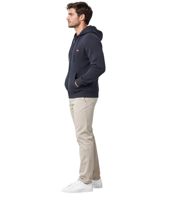 Norway Nautical School - Ανδρική Πλεκτή Ζακέτα 843105-NAVYBLUE Μπλε 3