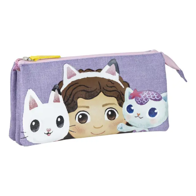 Κασετίνα με 3 θήκες Pencil Case 3 Compartments Gabby´s Dollhouse 2700001131