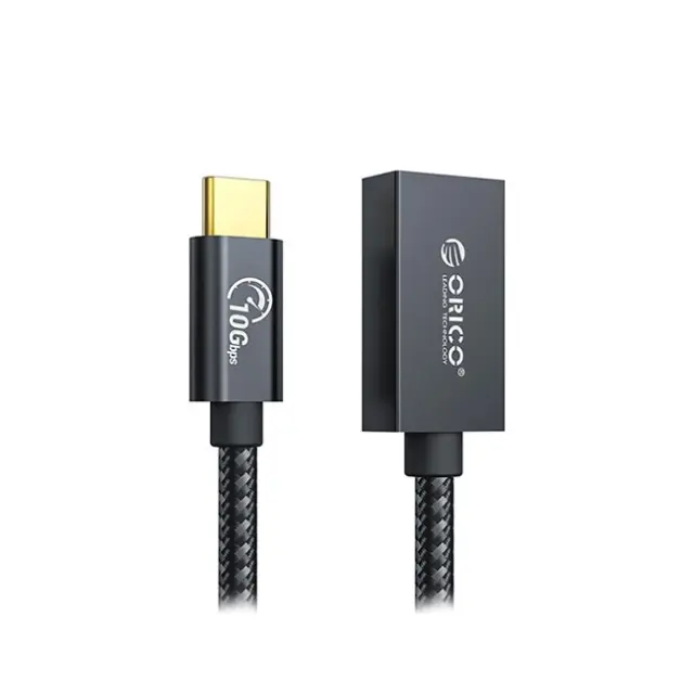 Orico CAF31 USB-C to USB-A 3.1 Gen 2 10Gbps 1m OTG Adapter Black