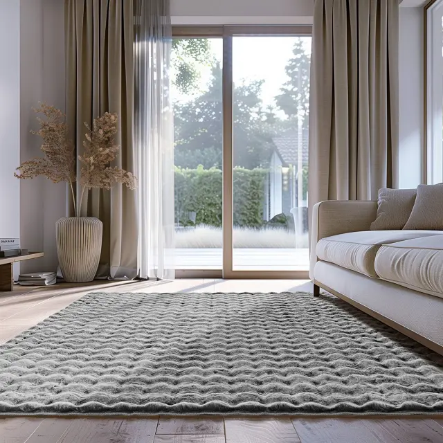 Beauty Home Πατάκι Motion Art 9649 67x140 Γκρι 2