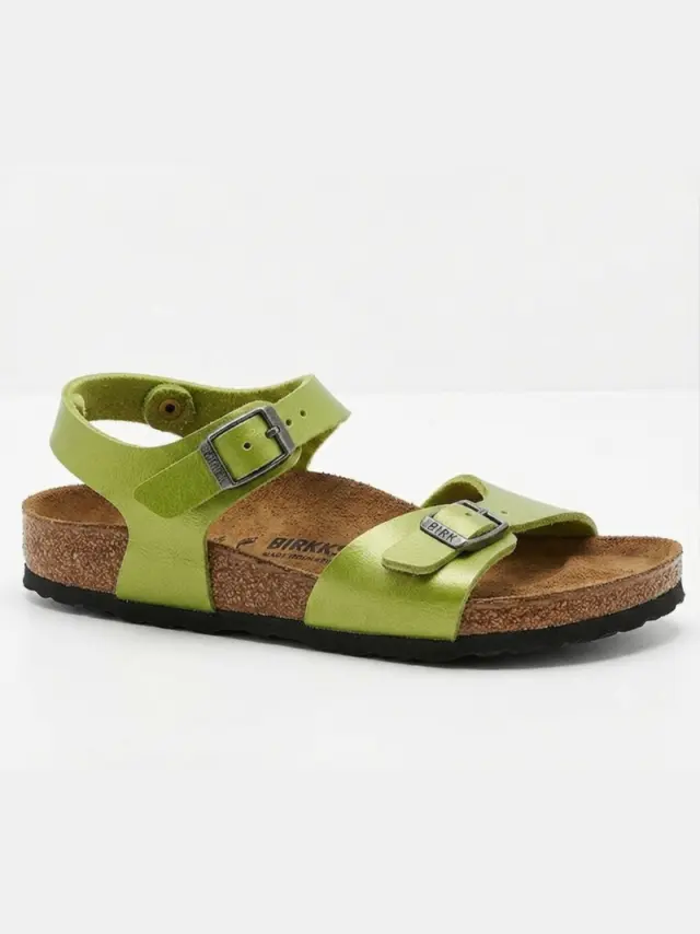 Birkenstock Πέδιλα Παιδικό Birko-Flor(ανθεκτικό υλικό της Birkenstock-επιτρέπει την επαφή με το νερό) Πράσινο BIR/RIO KDS GRACEFULL 431763 GREEN SP - 26 2