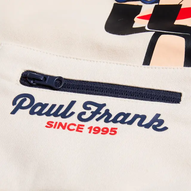 Μπλούζα φούτερ Paul Frank με ανάγλυφα στοιχεία 3