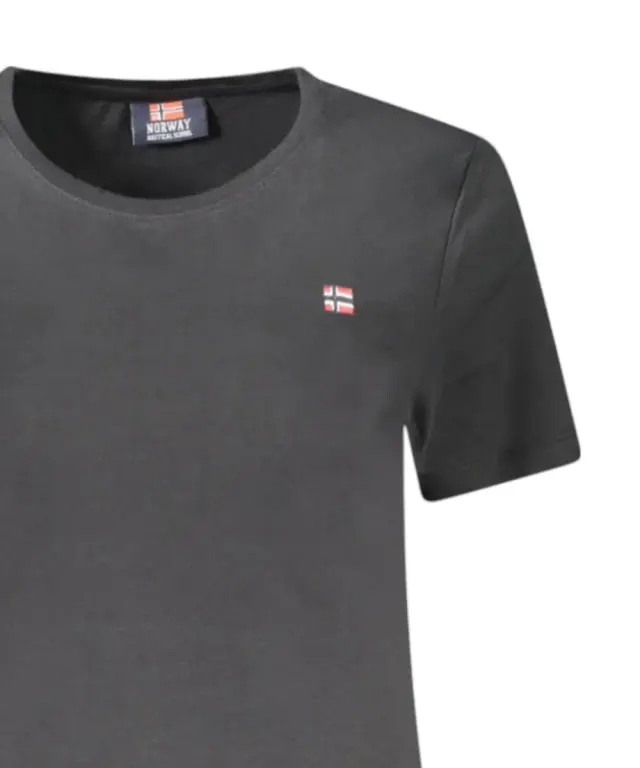 Norway Nautical School - Γυναικείο T-shirt Κοντομάνικο 856110-BLACK Μαύρο 3