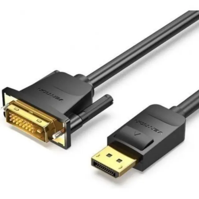 VENTION DisplayPort to DVI Cable 1M Black (HAFBF) (VENHAFBF)