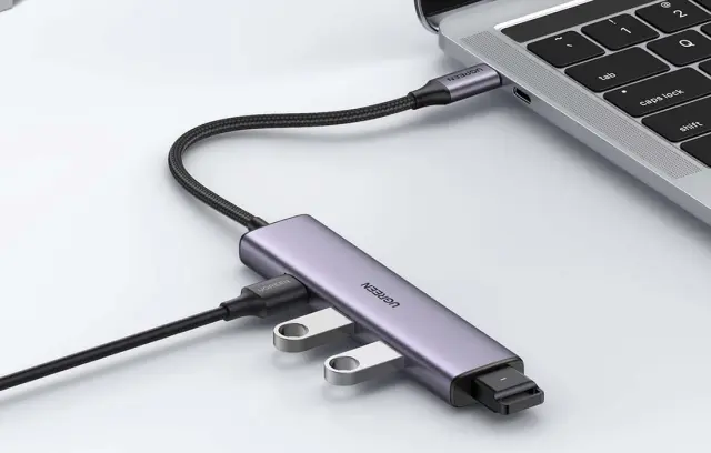 Hub UGREEN CM473 Type C to 4x USB 3.0 (gray) 20841 2