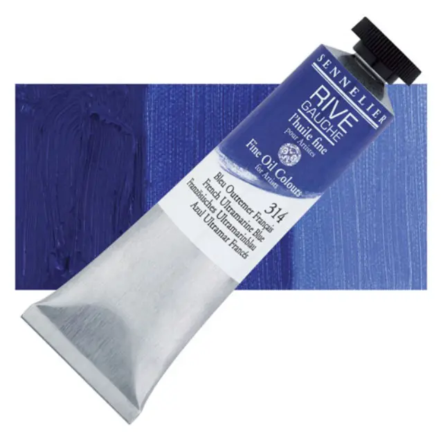 Sennelier Λάδι Rive Gauche 314 French Ultramarine Blue - 40ml