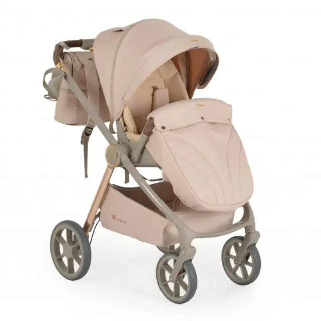 Cangaroo Unique 3 σε 1 Πολυκαρότσι μωρού 0‑22 kg – Macadamia Beige 3
