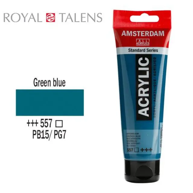 Ακρυλικό Talens Amsterdam 120ml 557 Greenish Blue