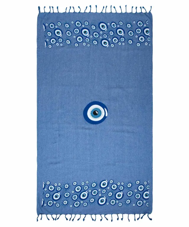 Pestemal nkp544 (90cm x 180cm) μπλέ ροαγιάλ - -