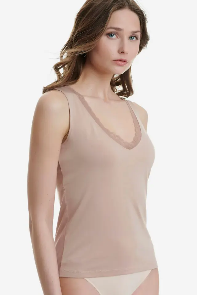 Γυναικείο φανελακι v-neck top 2