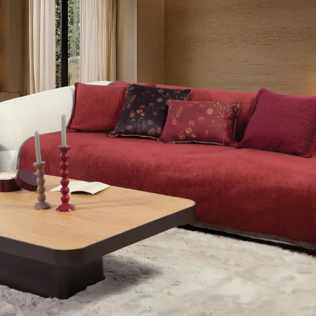 Ριχτάρι Πολυθρόνας Tanger 26 180X180 Nef Nef Homeware, 85%ΑΚΡΥΛΙΚΟ-15%ΠΟΛΥΕΣΤΕΡΑΣ - BORDO/PAPRIKA (041409) 2