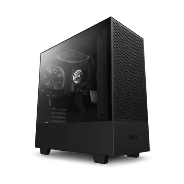 NZXT PC Case H5 Flow (2024) ATX Midi Tower Black (CC-H52FB-01)