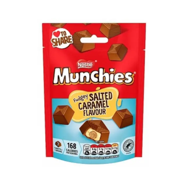Nestle Munchies Fudgey Salted Caramel 97gr (ΠΡΟΣΟΧΗ! Λιώνει!)