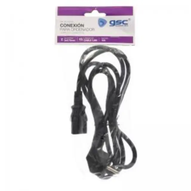 Καλώδιο Τροφοδοσίας GSC 3x0.75mm για Desktops 1.8m Μαύρο N70530 3