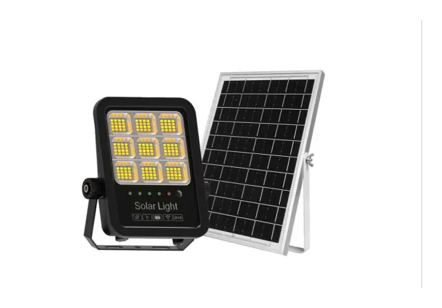 Προβολέας LED 60W IP65 με φωτοβολταικό, (LG SMD LED) Lucas