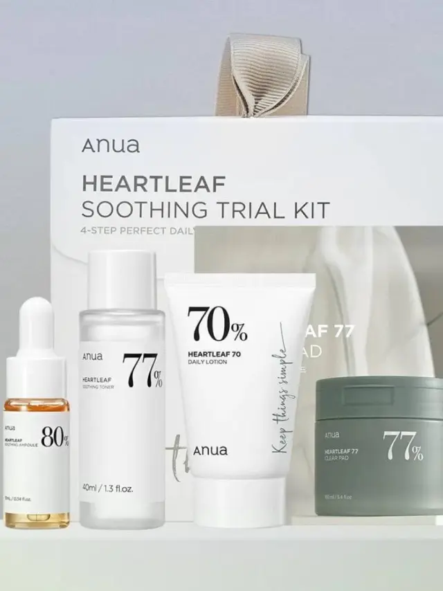 Anua Soothing Trial Kit - Σετ με 4 δημοφιλή προιόντα σε mini συσκευασίες 2