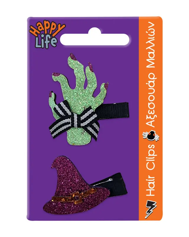 Σετ με 2 κλιπ μαλλιών Halloween