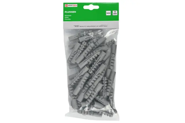 Rawlplugs 10 mm nylon 50 pieces