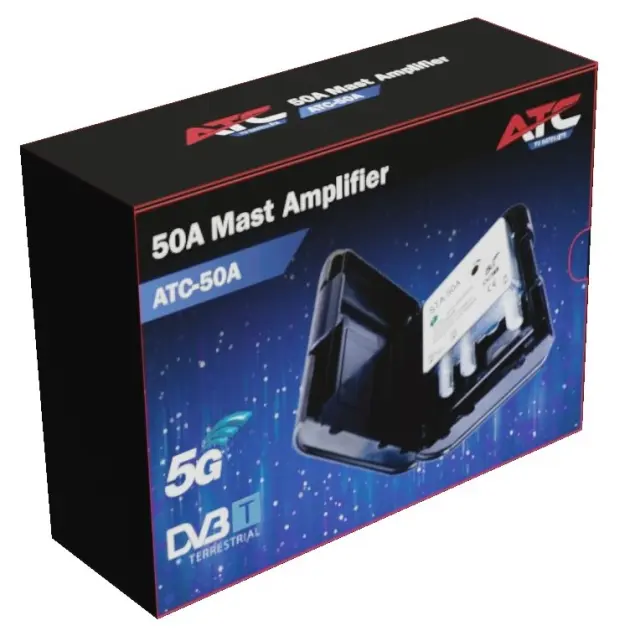 ATC-50A Ενισχυτής Ιστού 30dB 5G LTE 12V 03.001.0082 3