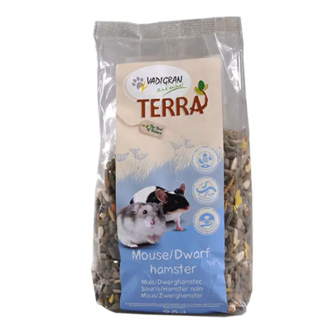 Vadigran Terra Mouse & Dwarf Hamster Πλήρης Τροφή για Ποντίκια & Νάνους Χάμστερ 700gr