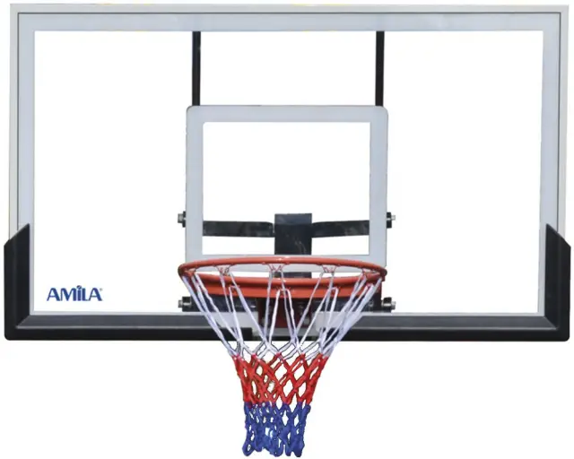 AMILA Μπασκέτα Deluxe με Βάση 230-307cm Tempered Glass 8mm (49220) 2