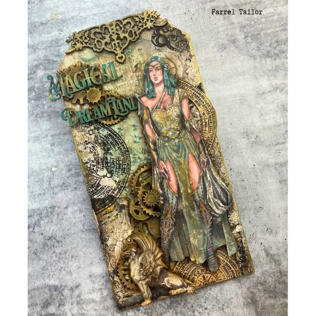 Αυτοκόλλητα Die Cuts-Ephemera, Stamperia, Magic Forest 2